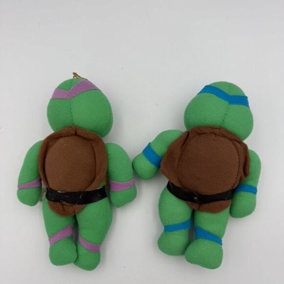 Vintage 1989 TMNT Leonardo Donatello  Plush 8" ACE Novelty Mirage Studios Ninja - Picture 6 of 7